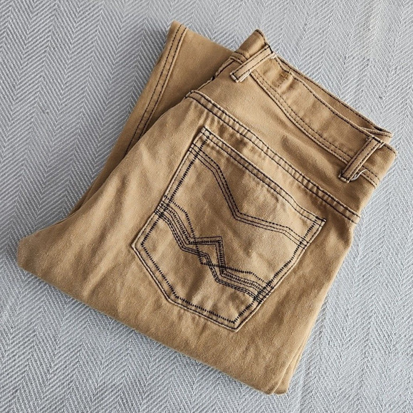 Blac Lacquer Straight Stretch Denim Gray Jeans No Tag measured Size 35x30 - Picture 11 of 16